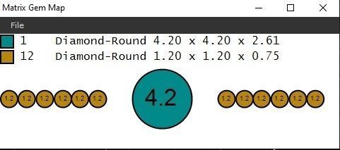 Diamond Round Engagement Ring  3D print model_1