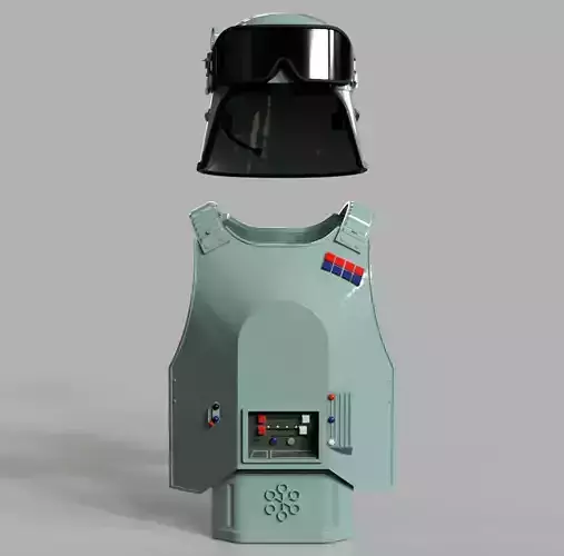 Star Wars General Veers Imperial armor for sixth scale figures 3D print model