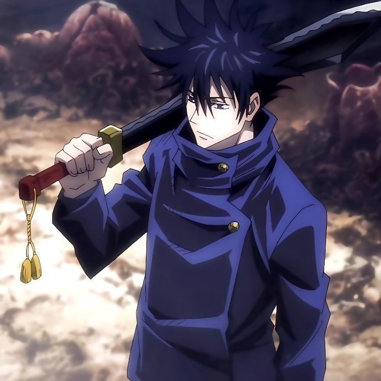 Jujutsu Kaisen - Jet Black Shadow Sword Megumi Fushiguro 3D print model_2