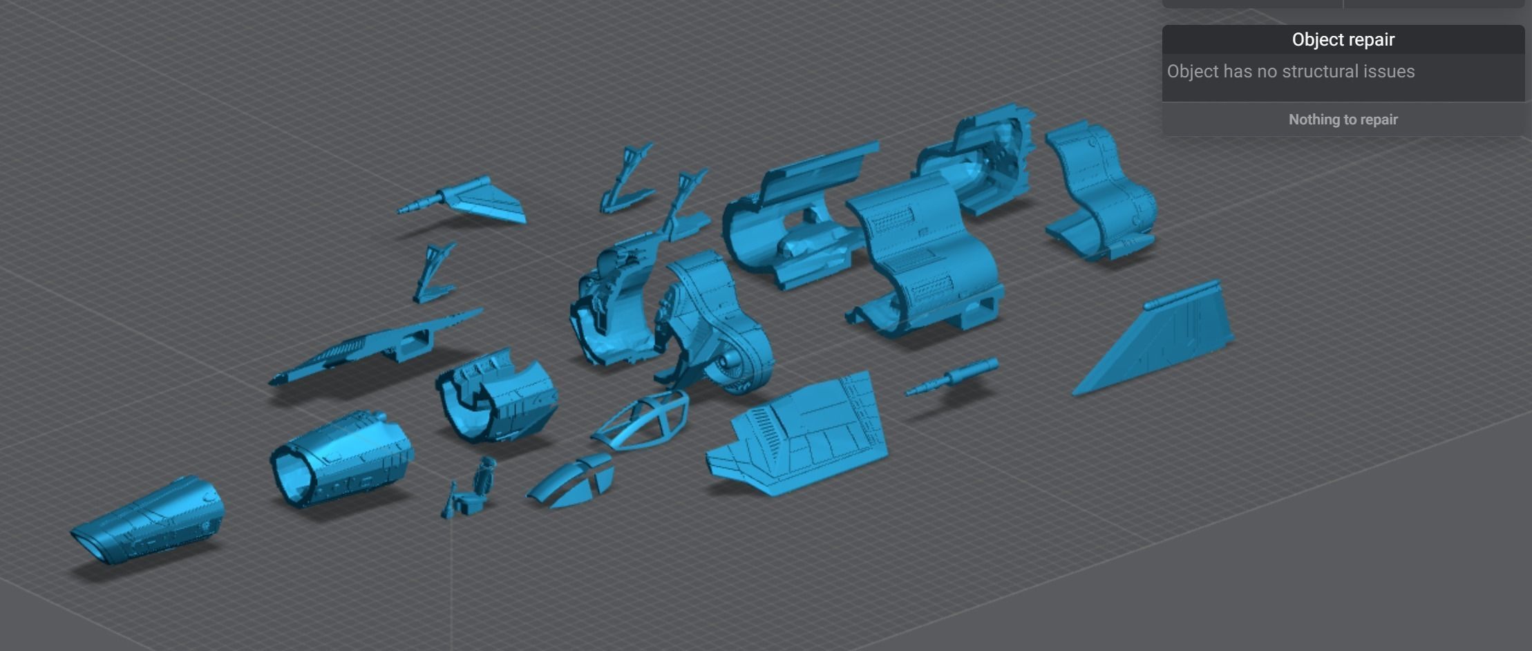 Colonial Viper Desanto Scale model  3D print model_7