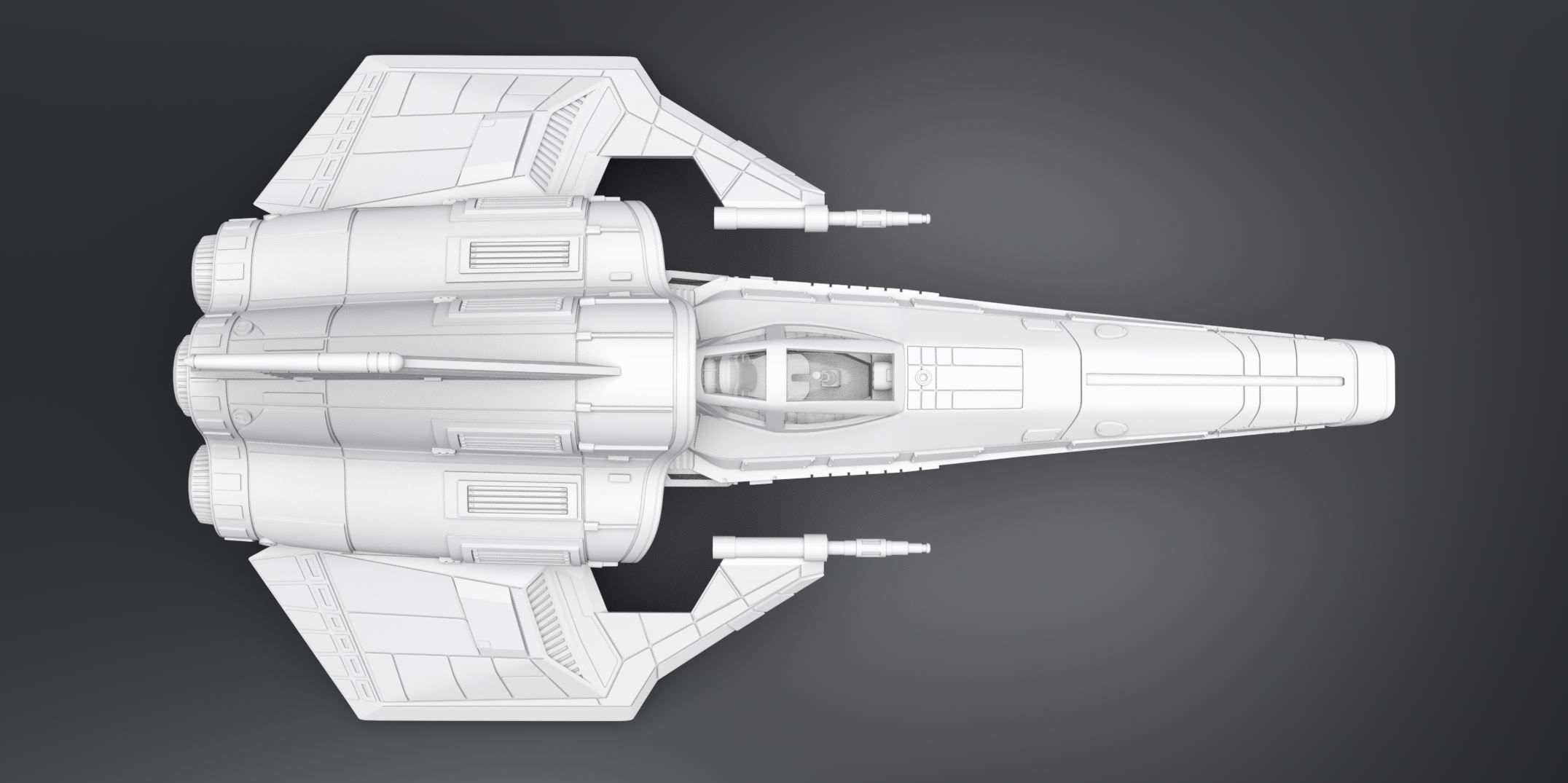 Colonial Viper Desanto Scale model  3D print model_3