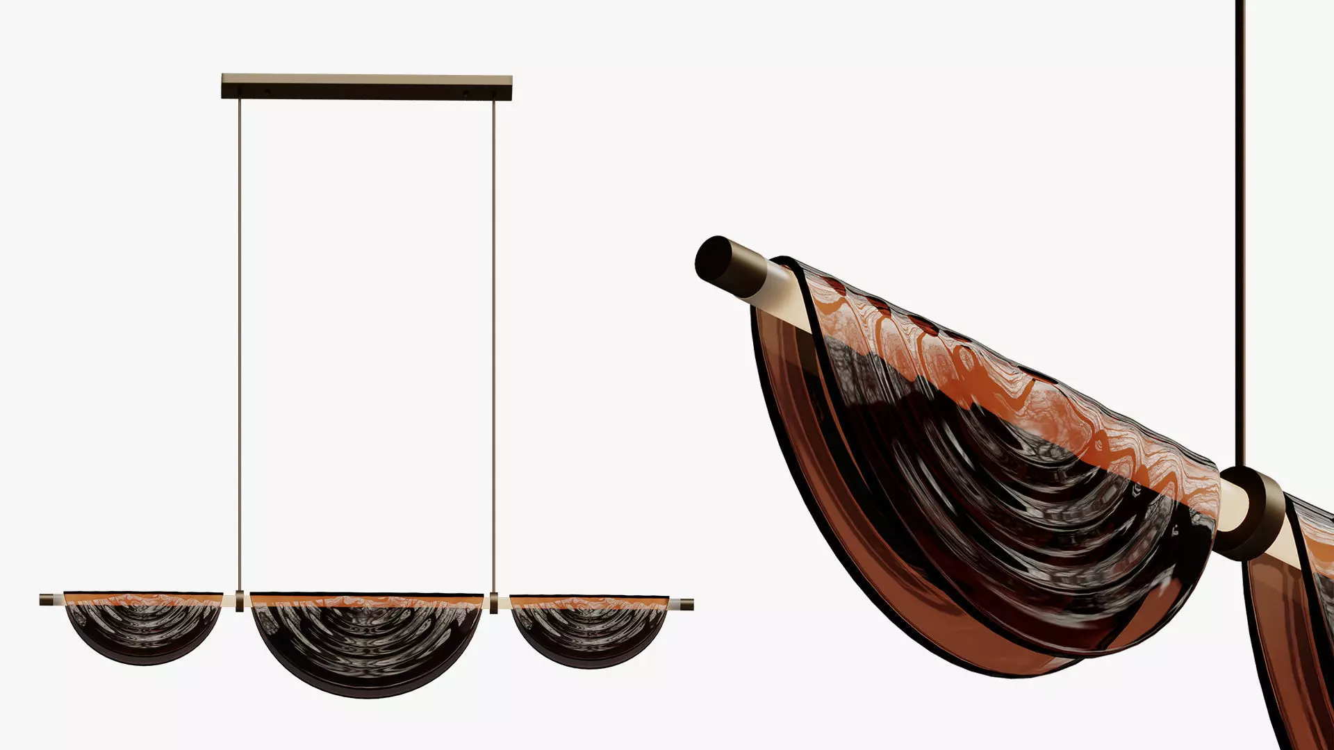 Jeremy Maxwell Wintrebert Cive Pliee chandelier 3D model_0