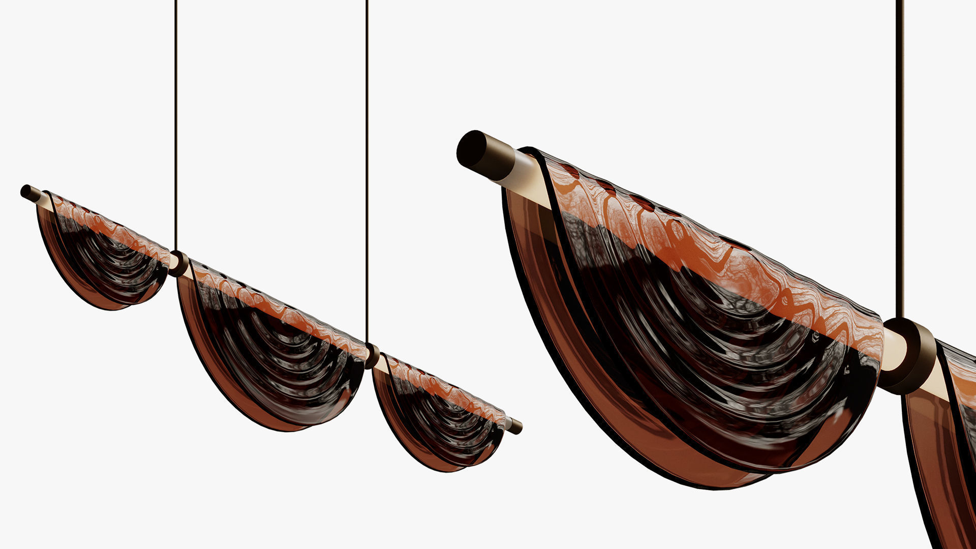 Jeremy Maxwell Wintrebert Cive Pliee chandelier 3D model_1