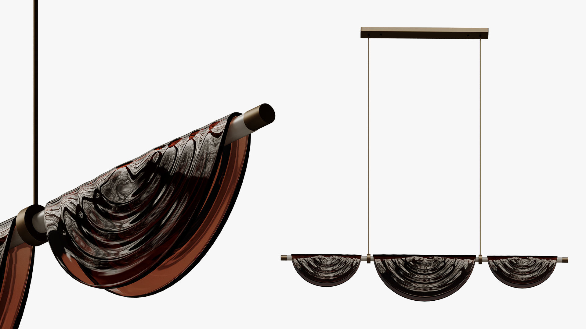 Jeremy Maxwell Wintrebert Cive Pliee chandelier 3D model_3