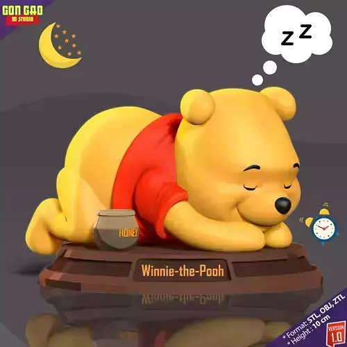 Pooh is sleeping