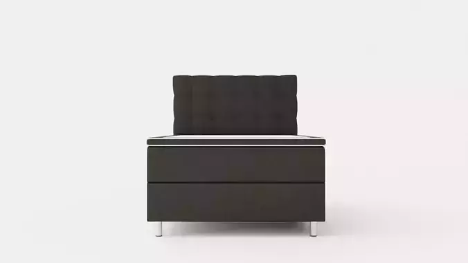 Montana Storage Bed 120x200 Dark Gray