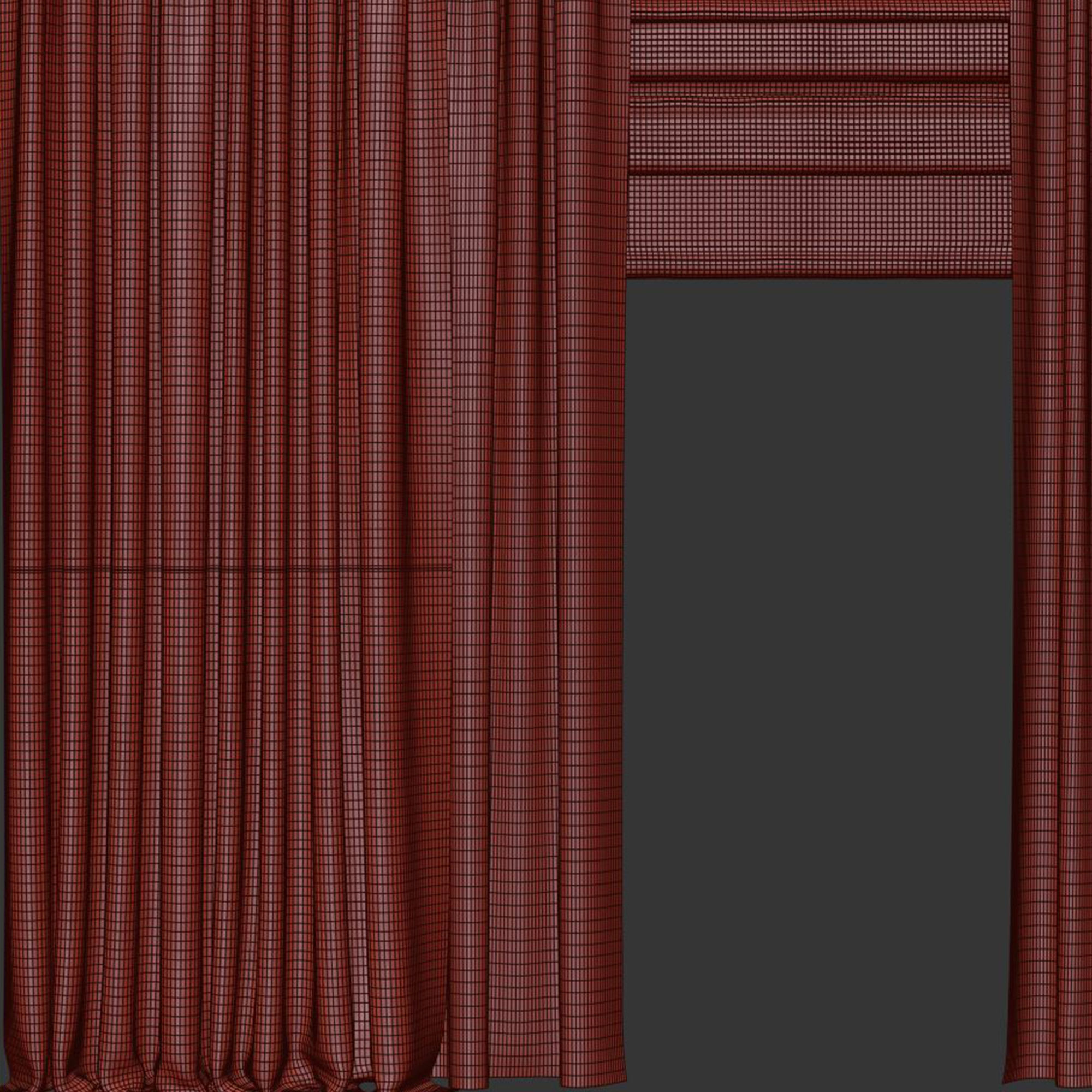 Curtain Set M44 3D model_4