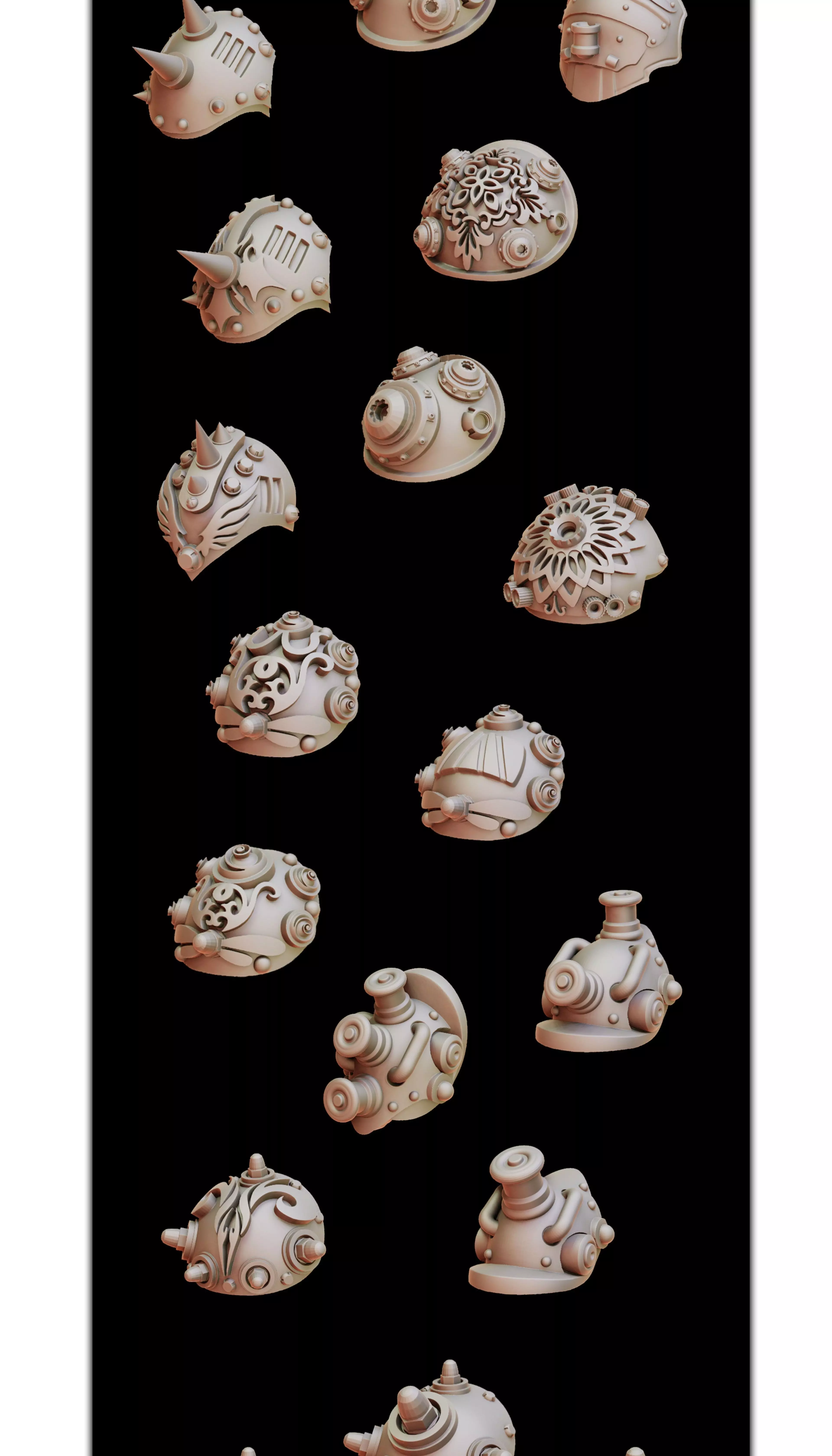 Steam Marines SHOULDER STRAPS 3D print model_0