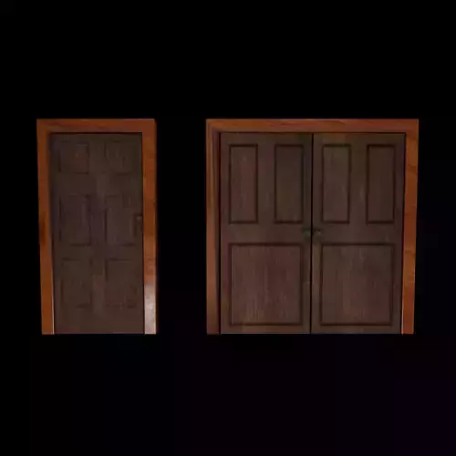 wooden door