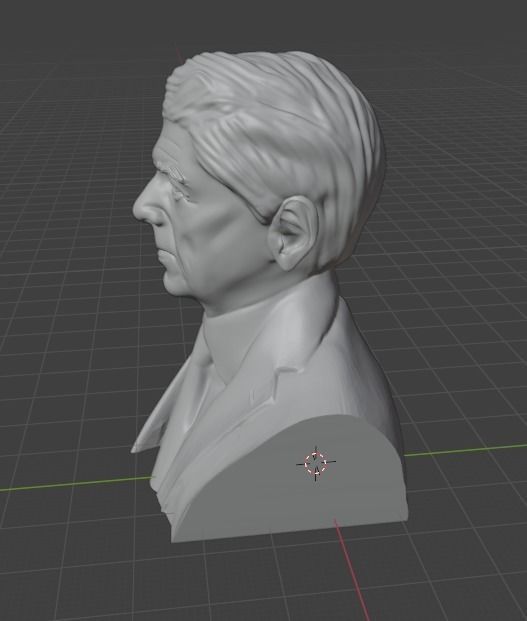 Ronald Reagan 3D print model_20