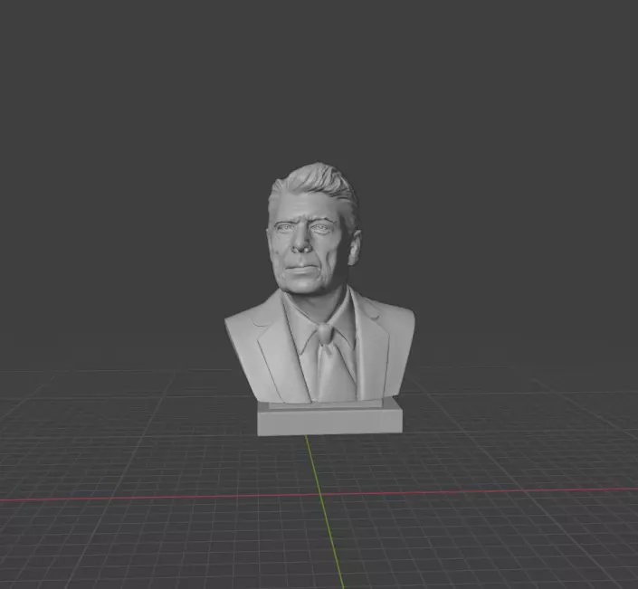 Ronald Reagan 3D print model