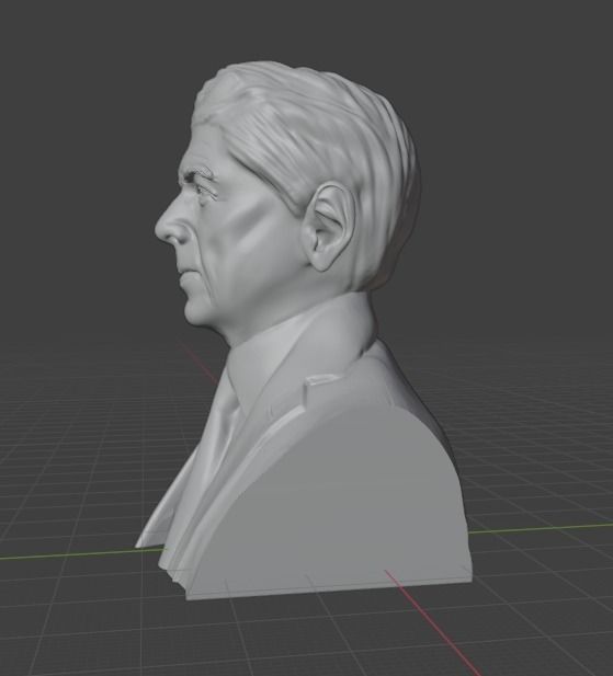 Ronald Reagan 3D print model_1