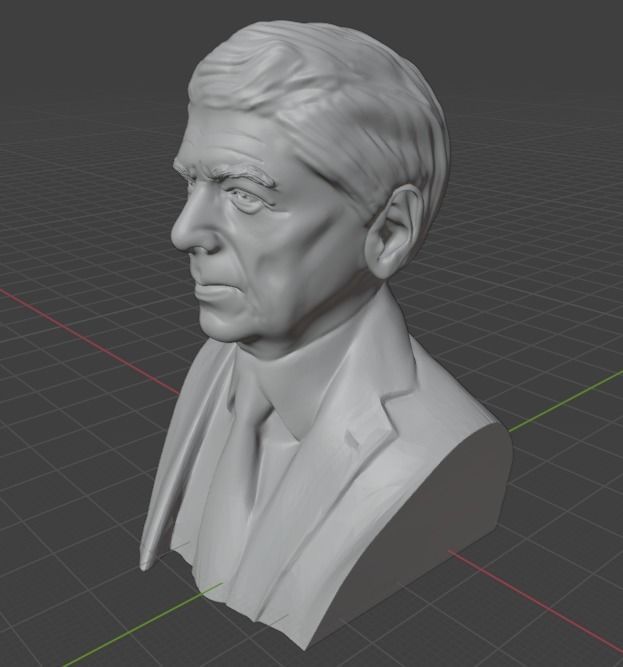 Ronald Reagan 3D print model_2