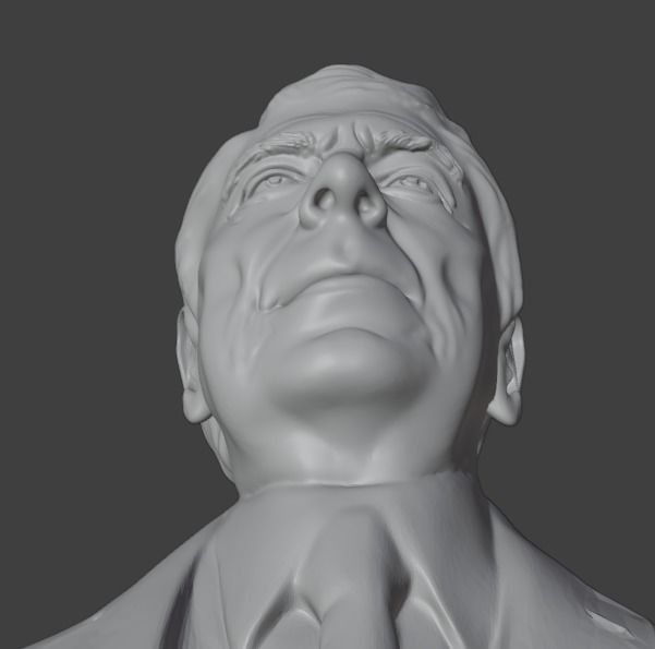 Ronald Reagan 3D print model_5