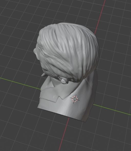 Ronald Reagan 3D print model_19