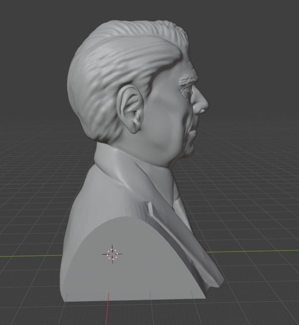 Ronald Reagan 3D print model_16