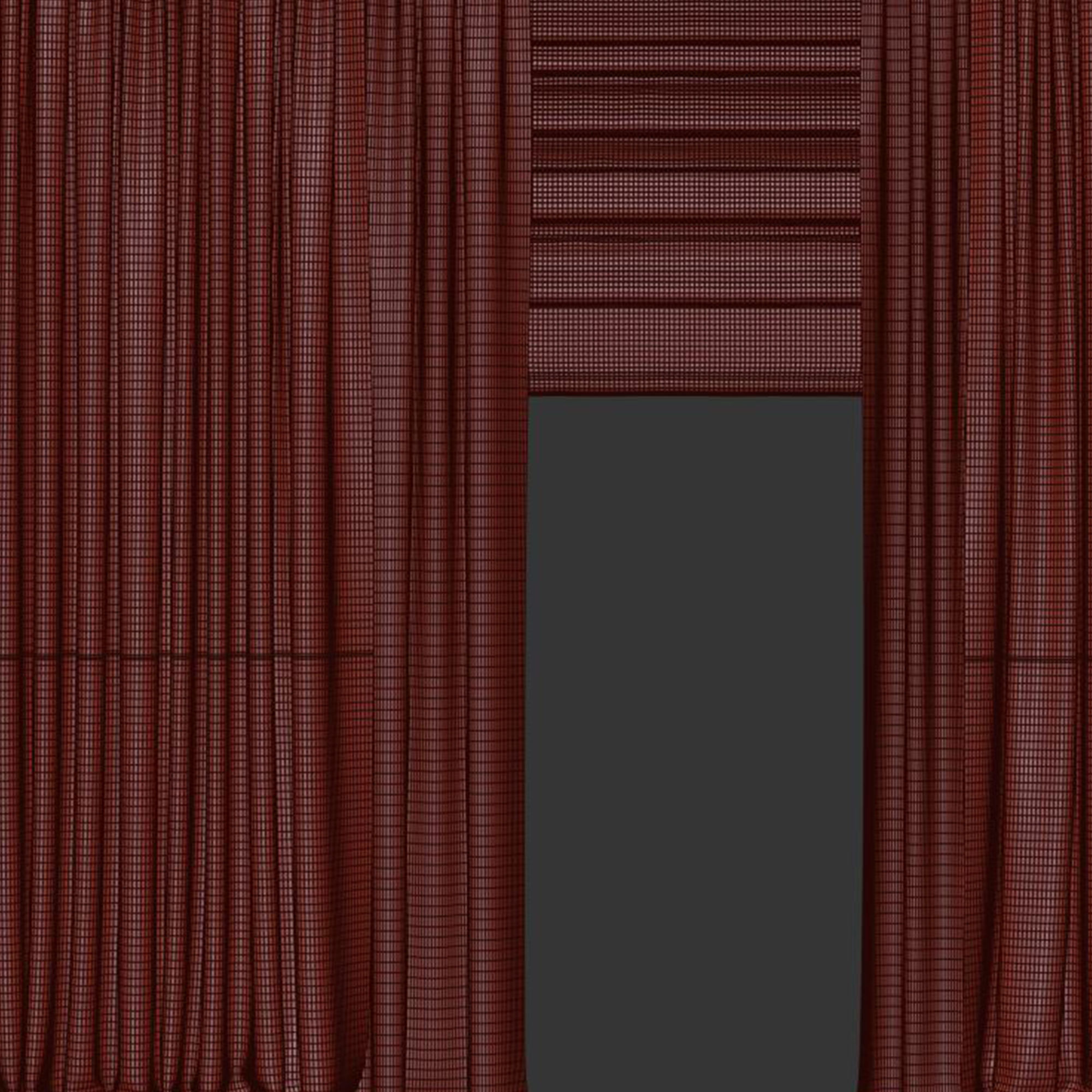 Curtain Set M52 3D model_4