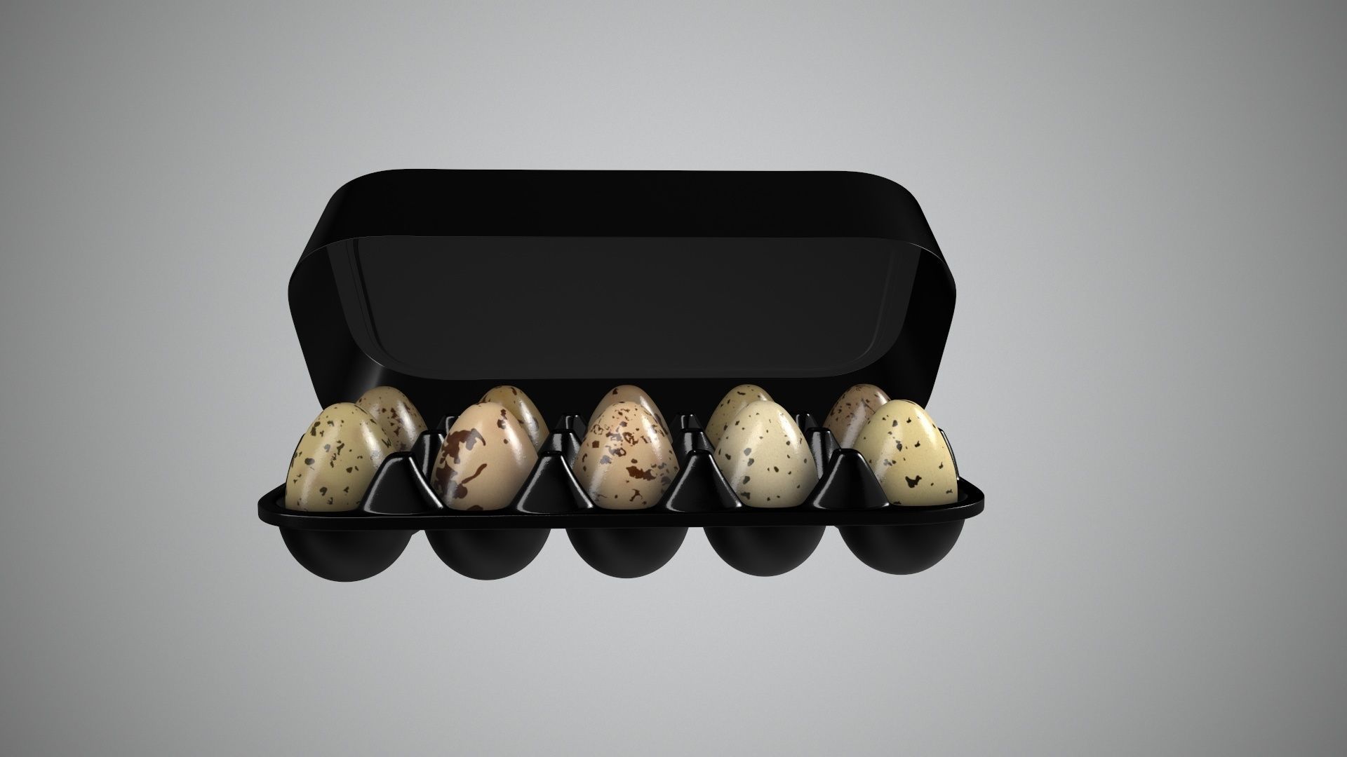 Quail Eggs Pack 3D model_4