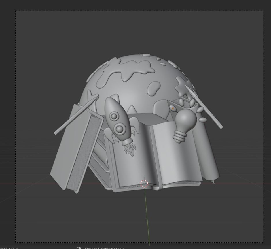 World book day 3d Illustration  Icon Pack 3D model_27