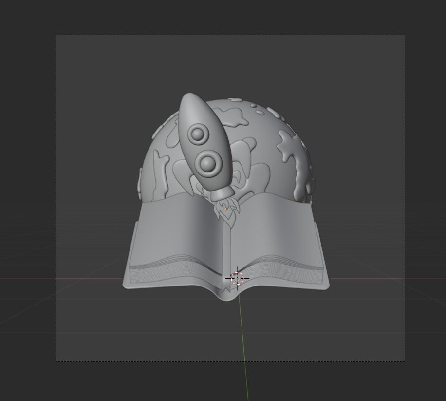 World book day 3d Illustration  Icon Pack 3D model_32