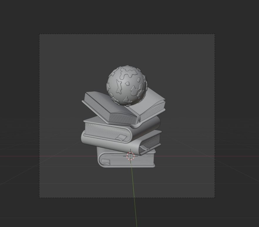 World book day 3d Illustration  Icon Pack 3D model_16