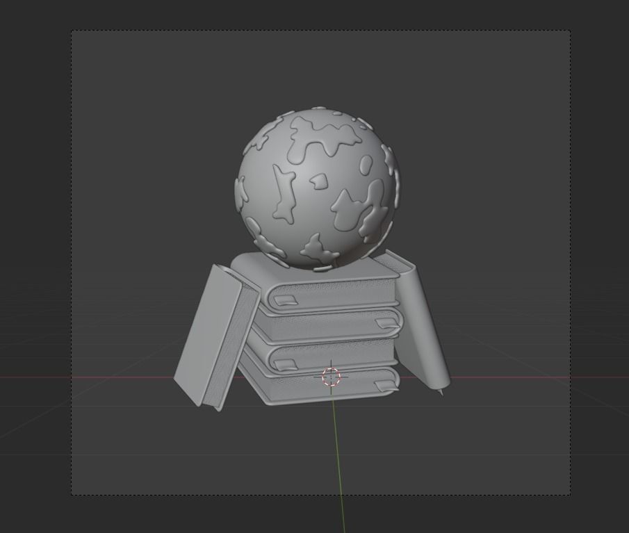 World book day 3d Illustration  Icon Pack 3D model_12