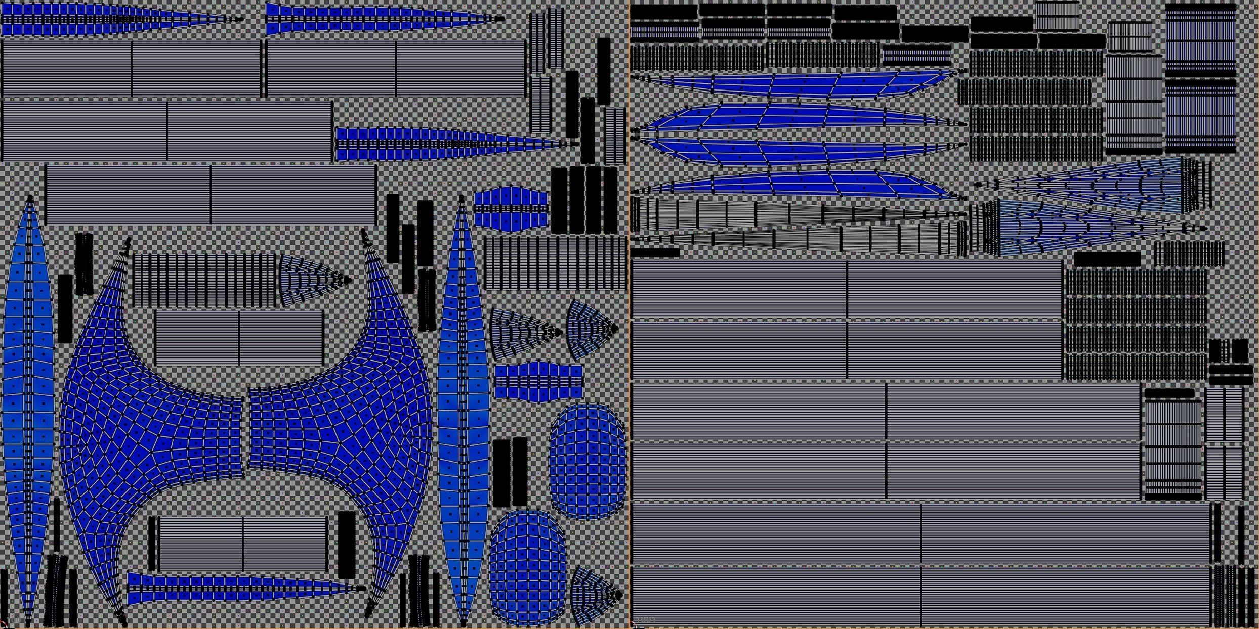 Ancient Greek Labrys Axe and Dory Spear MidPoly Game Ready Low-poly 3D model_7