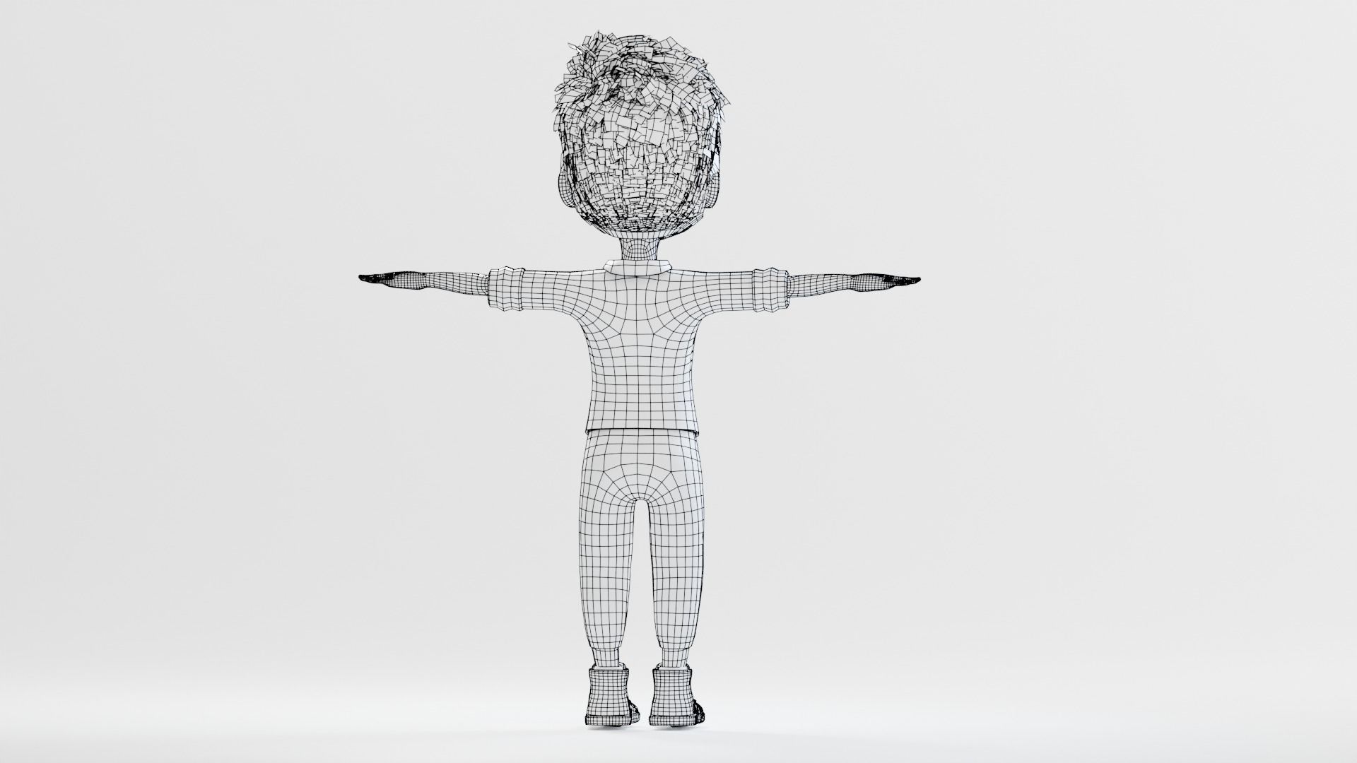 Cartoon Family Rigged V2 Low-poly 3D model_60