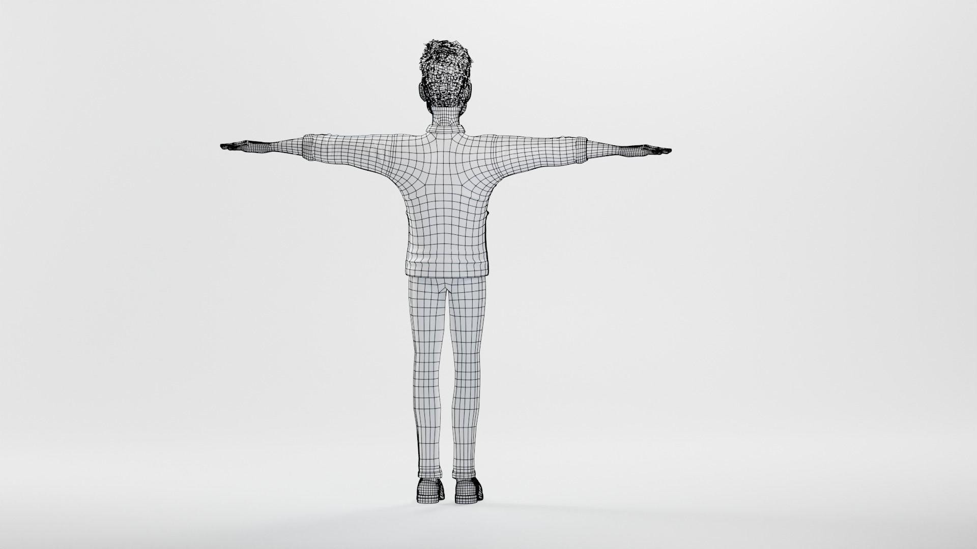 Cartoon Family Rigged V2 Low-poly 3D model_43