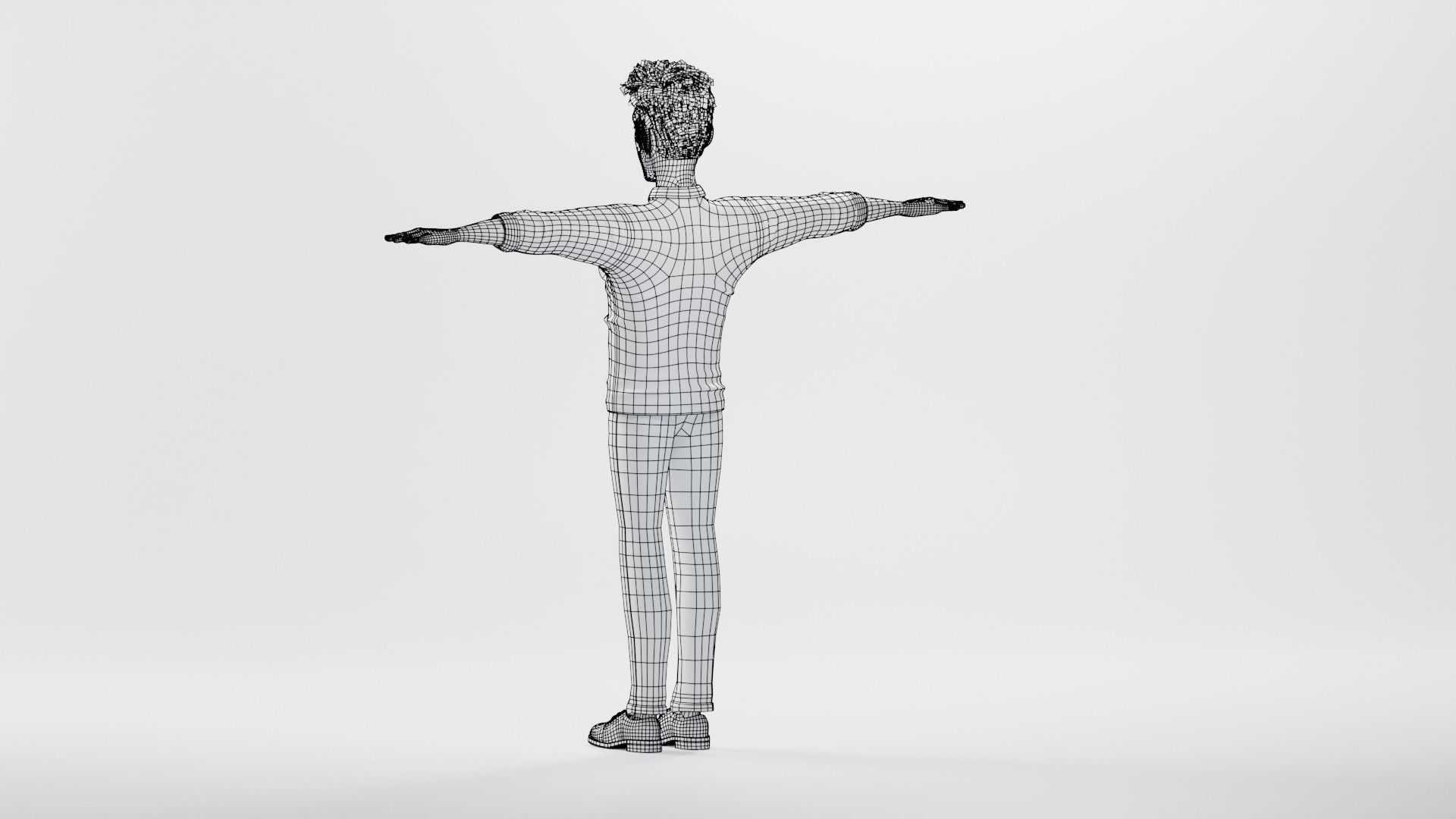 Cartoon Family Rigged V2 Low-poly 3D model_41