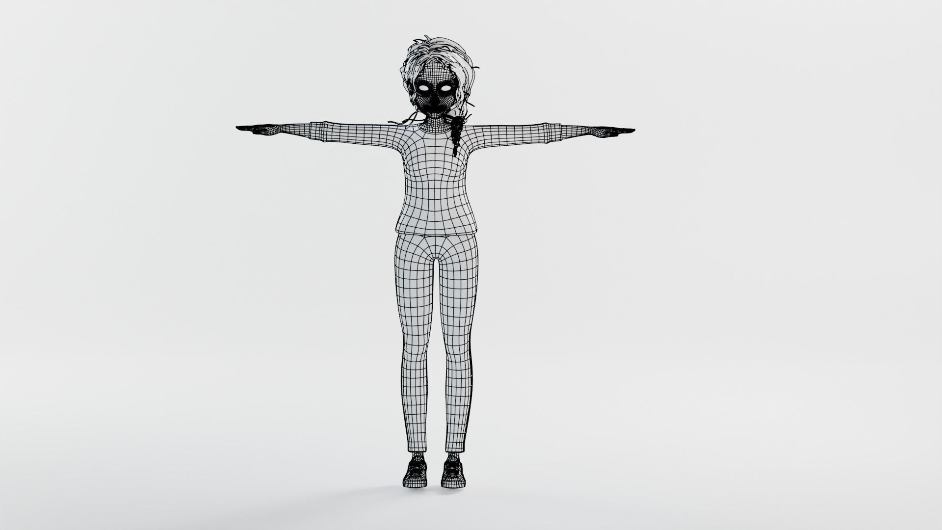 Cartoon Family Rigged V2 Low-poly 3D model_69