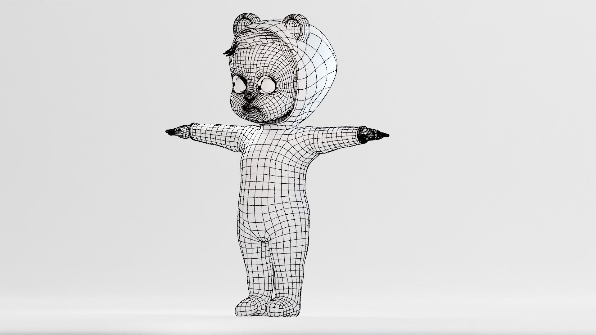 Cartoon Family Rigged V2 Low-poly 3D model_19