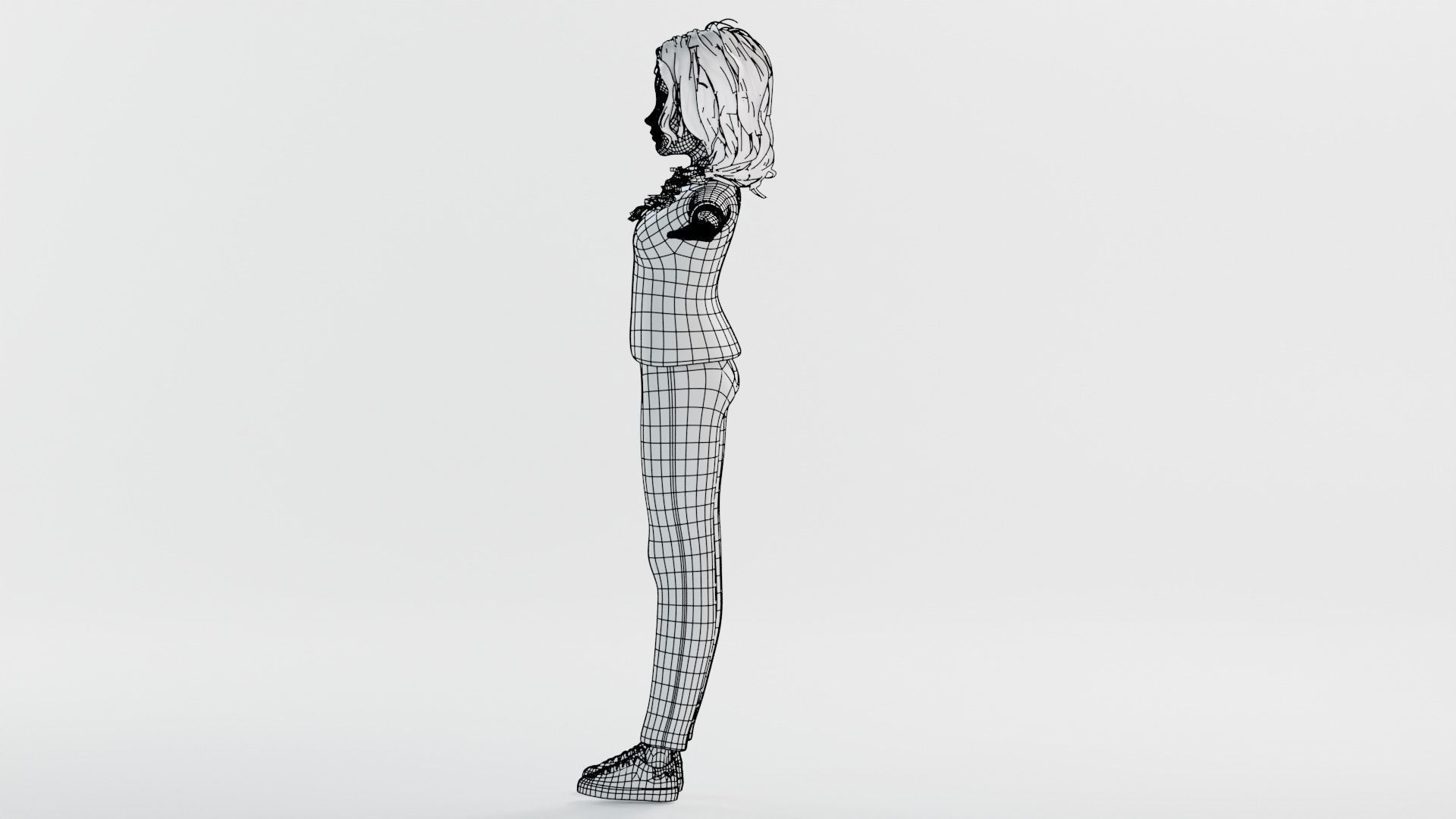 Cartoon Family Rigged V2 Low-poly 3D model_76