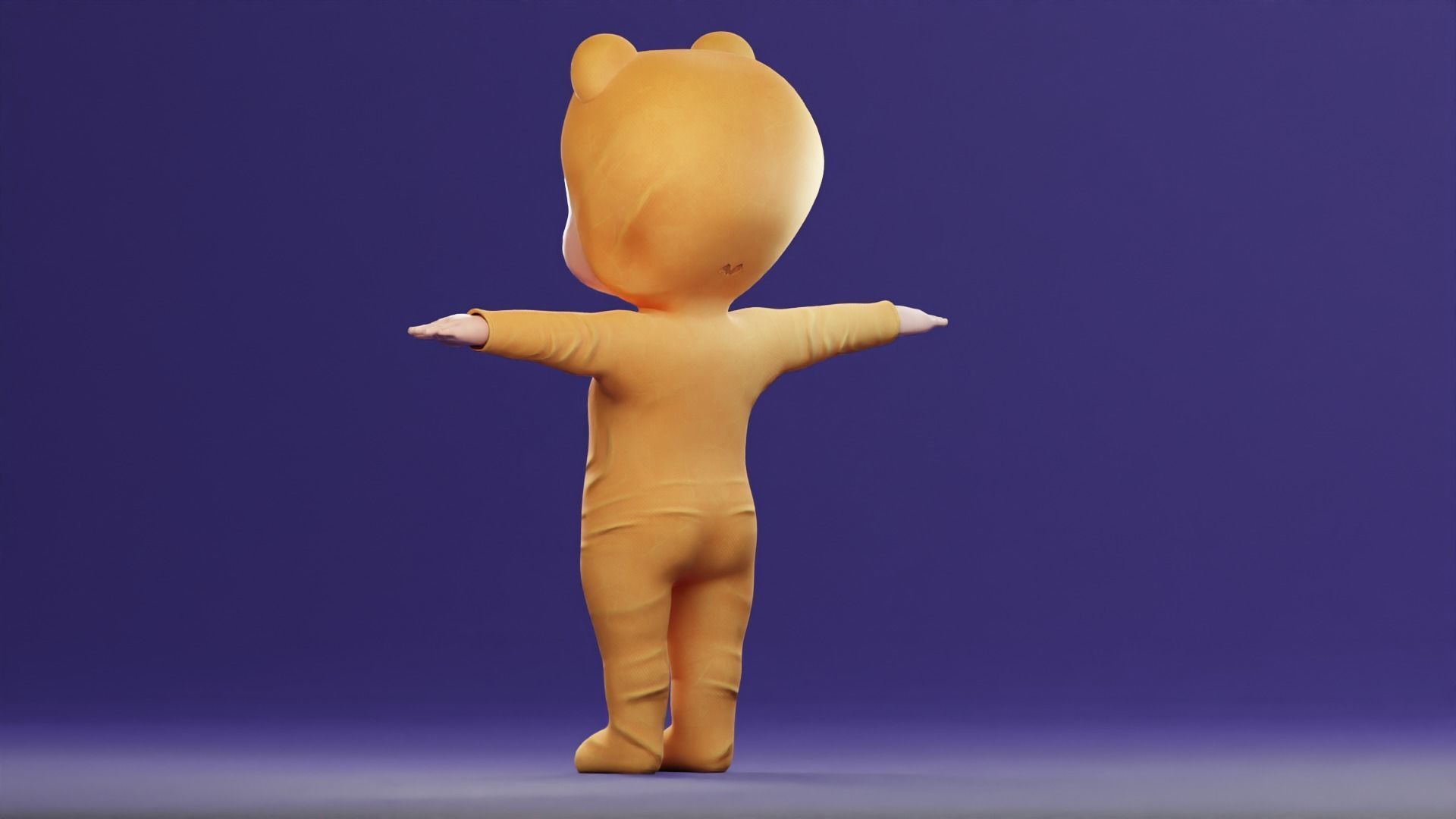 Cartoon Family Rigged V2 Low-poly 3D model_24