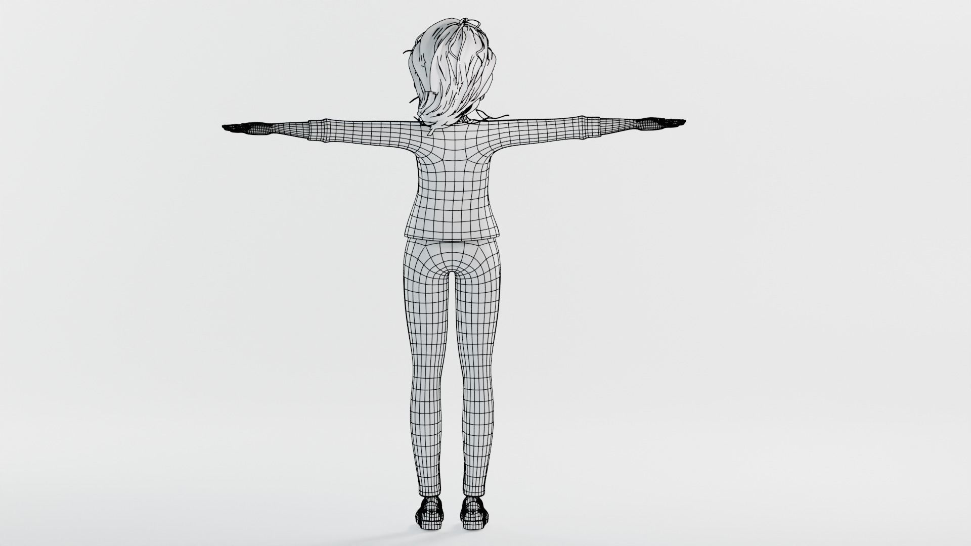 Cartoon Family Rigged V2 Low-poly 3D model_78