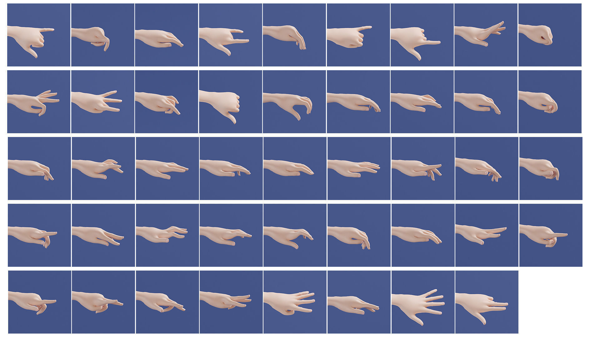 Cartoon Family Rigged V2 Low-poly 3D model_67