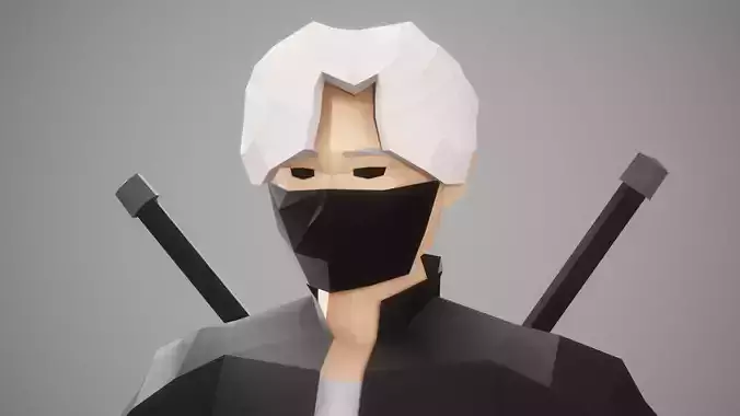 CYBERBOY - Low Poly Style Male Character