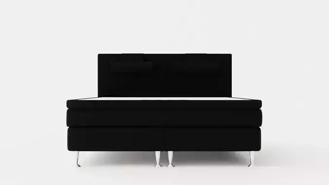 Meja Continental Bed 180x200cm Black