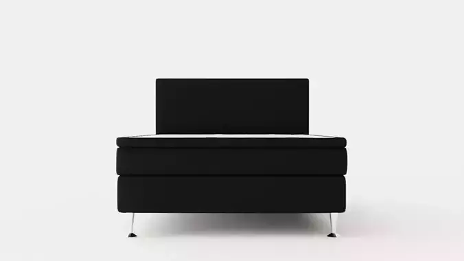 Meja Continental Bed 140x200cm Black