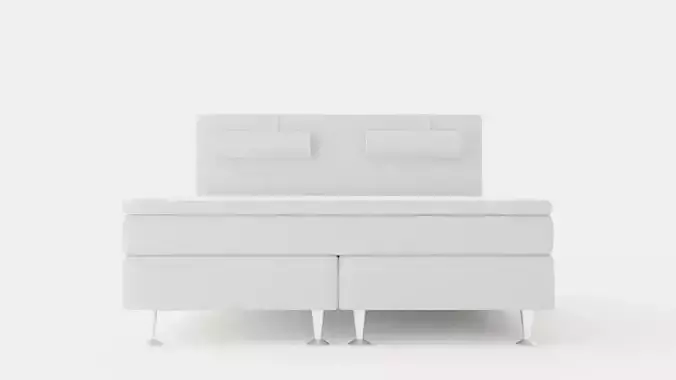 Meja Bed Package 180x200cm Light Gray With Neck Pillow