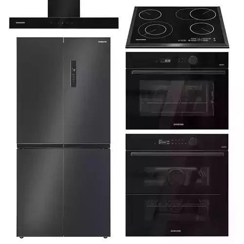 Samsung kitchen appliances set 3D model