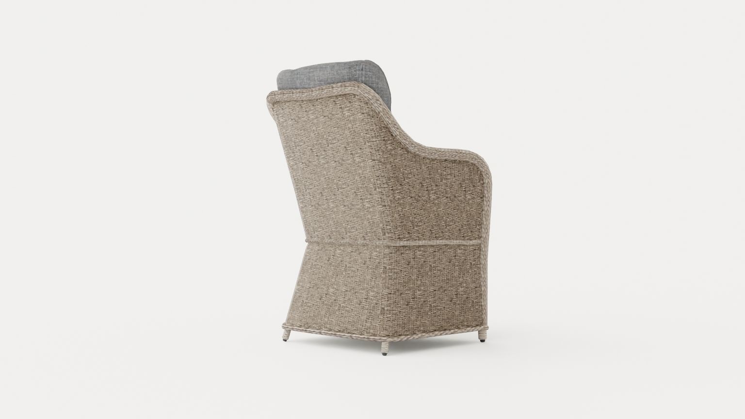 Marcus Armchair M Cushion Low-poly 3D model_3