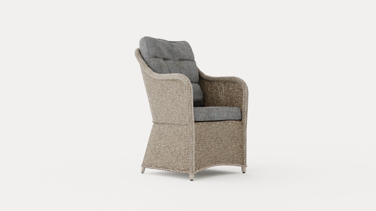 Marcus Armchair M Cushion Low-poly 3D model_1