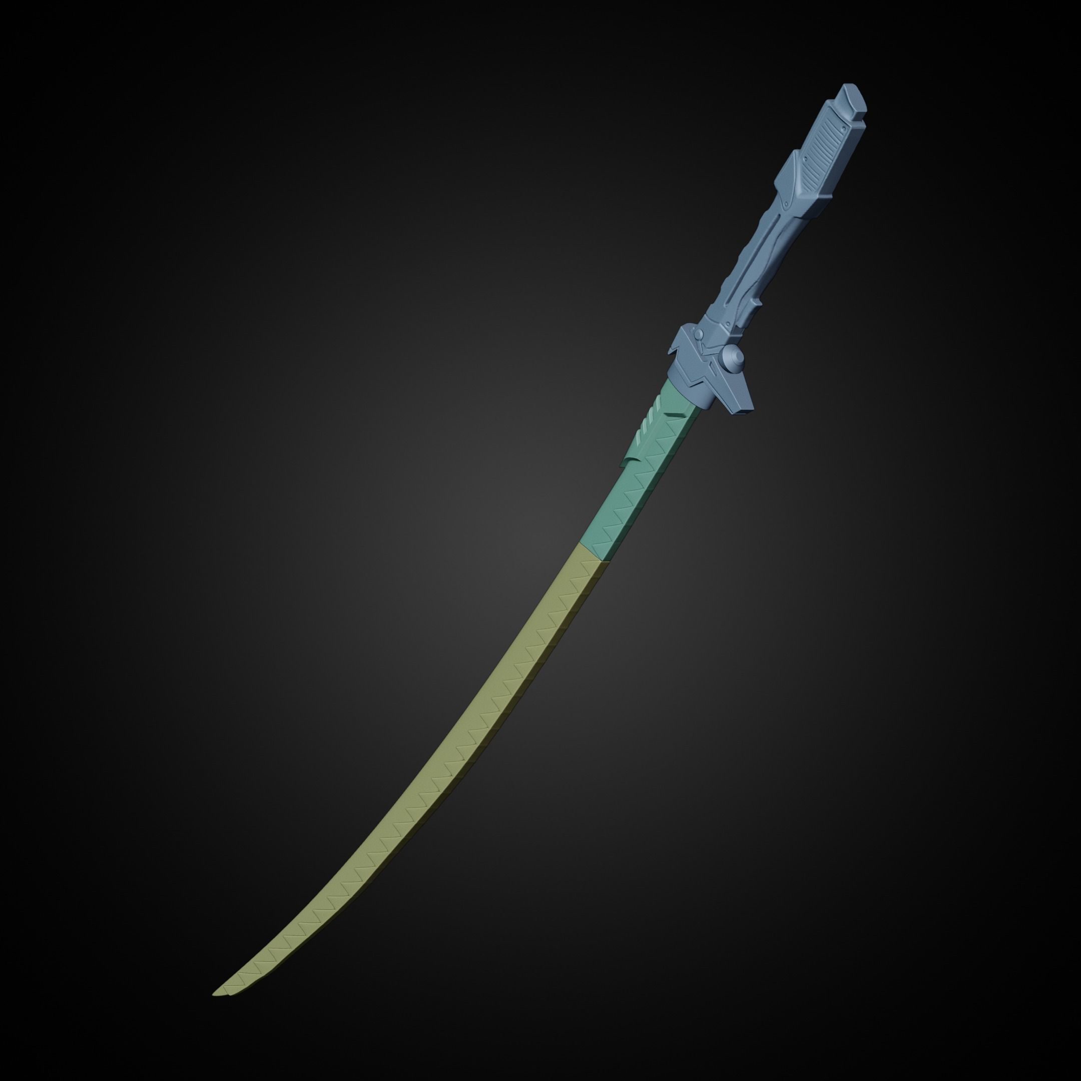 Overwatch Genji Dragonblade for Cosplay 3D print model_15