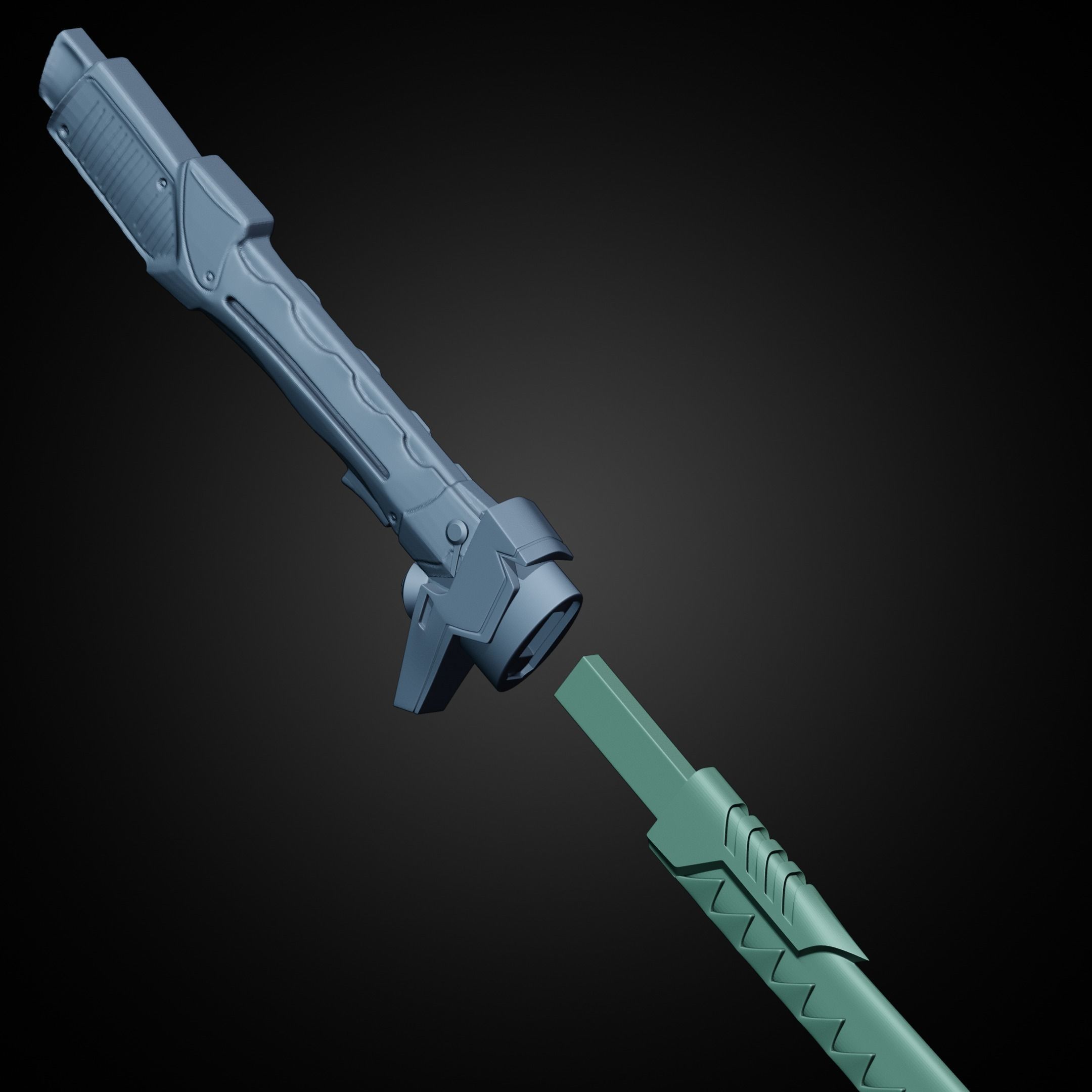 Overwatch Genji Dragonblade for Cosplay 3D print model_22