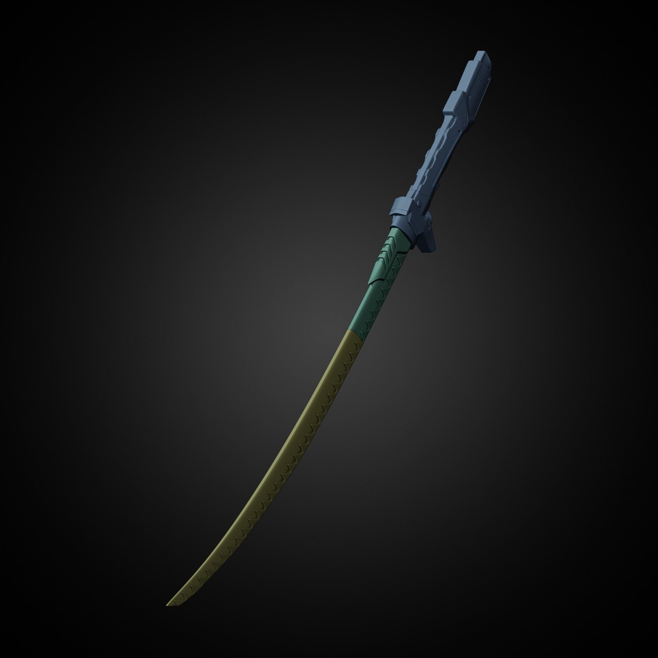 Overwatch Genji Dragonblade for Cosplay 3D print model_13