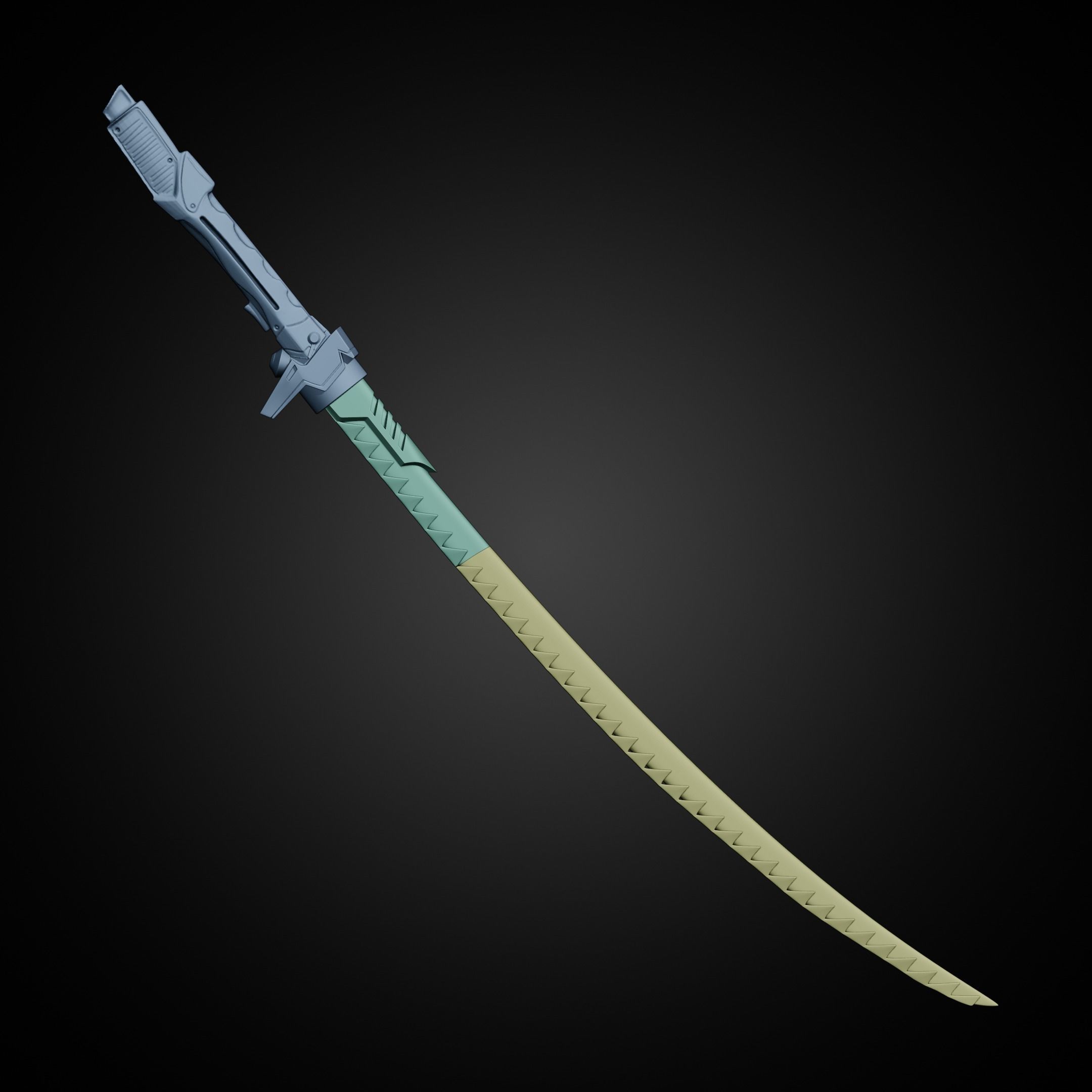 Overwatch Genji Dragonblade for Cosplay 3D print model_10