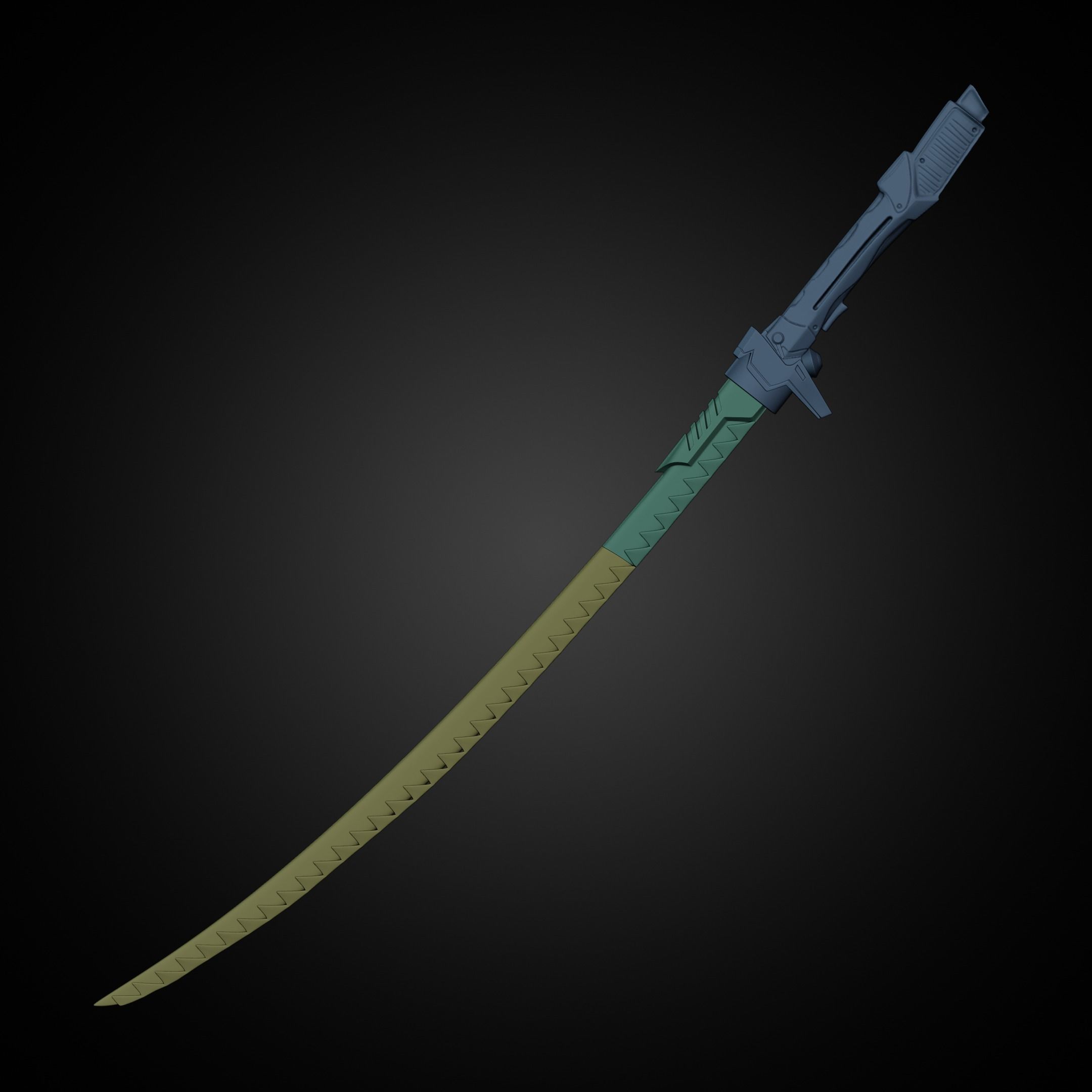 Overwatch Genji Dragonblade for Cosplay 3D print model_14