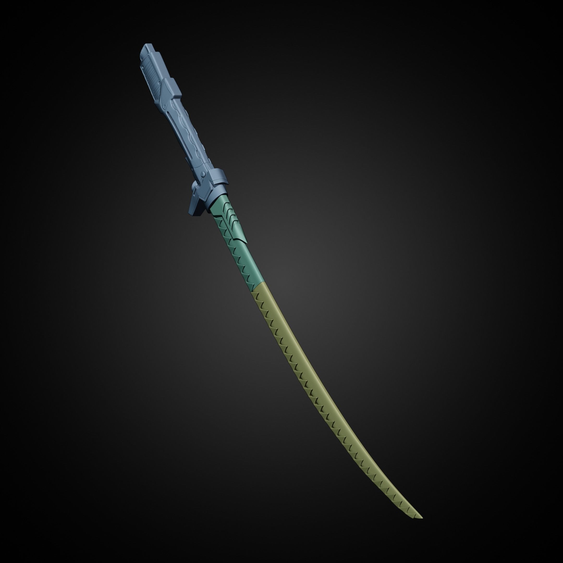 Overwatch Genji Dragonblade for Cosplay 3D print model_11