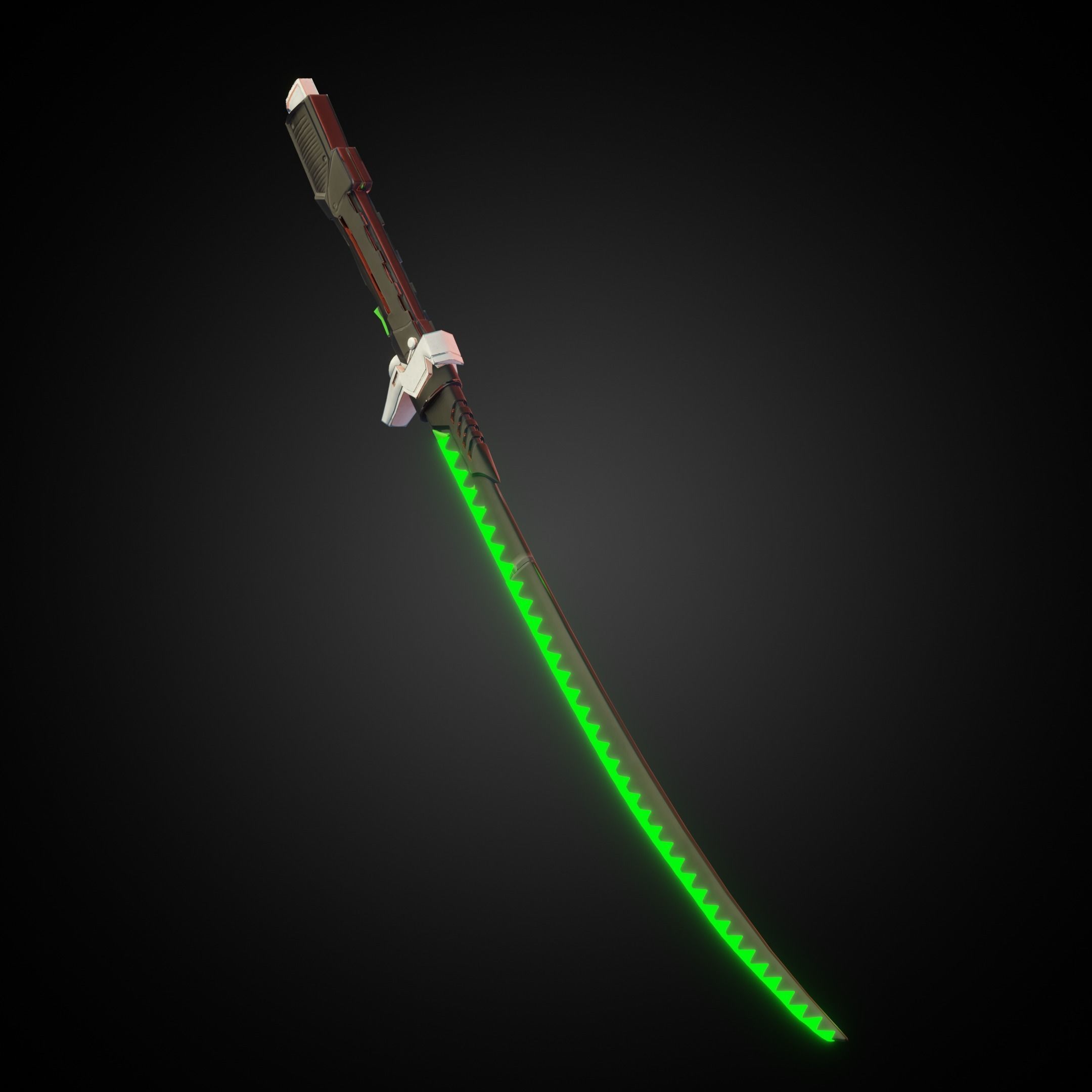 Overwatch Genji Dragonblade for Cosplay 3D print model_2